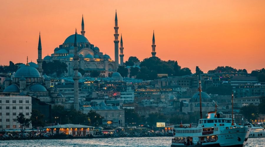 Istanbul Skyline Bosporus